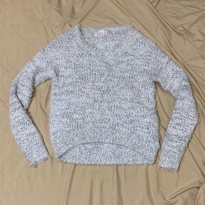 Xhilaration Fuzzy Gray Sweater